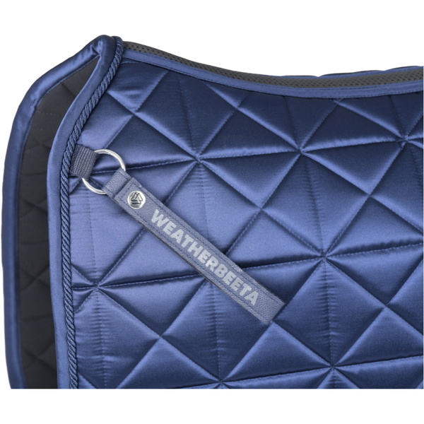 2026 WeatherBeeta Satin Luxe Air-Tec Dressage Saddle Pad 1030348 - Navy